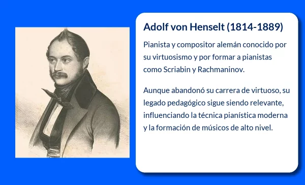 Adolf von Henselt (1814-1889): El pianista y compositor alemán que dejó huella en la música clásica
