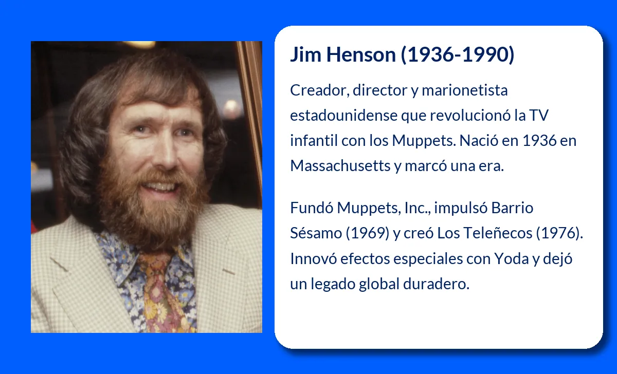 Jim Henson. El visionario que revolucionó el mundo de las marionetas y la televisión