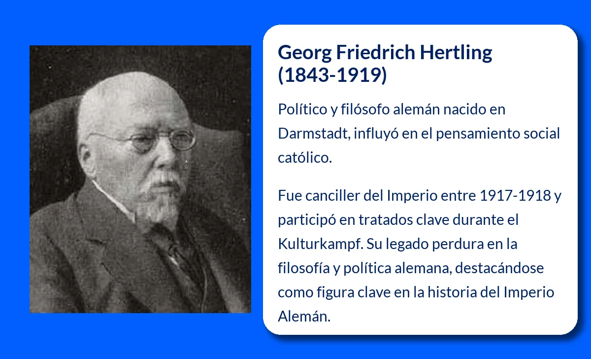 Georg Friedrich Hertling (1843-1919): El Conde de Darmstadt que marcó la política y la filosofía alemana