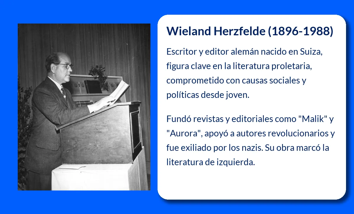 Wieland Herzfelde. El influyente editor y escritor alemán que marcó la literatura de su tiempo