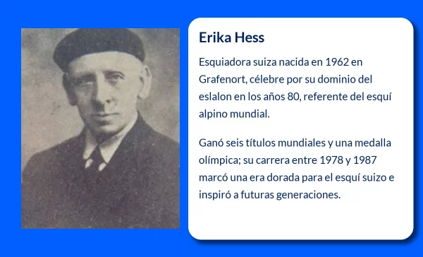 Erika Hess. La reina del eslalon suizo que conquistó el mundo del esquí