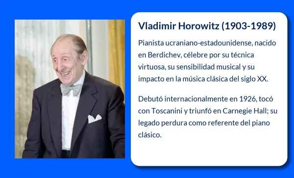 Vladimir Horowitz (1903-1989): El virtuoso del piano que deslumbró al mundo