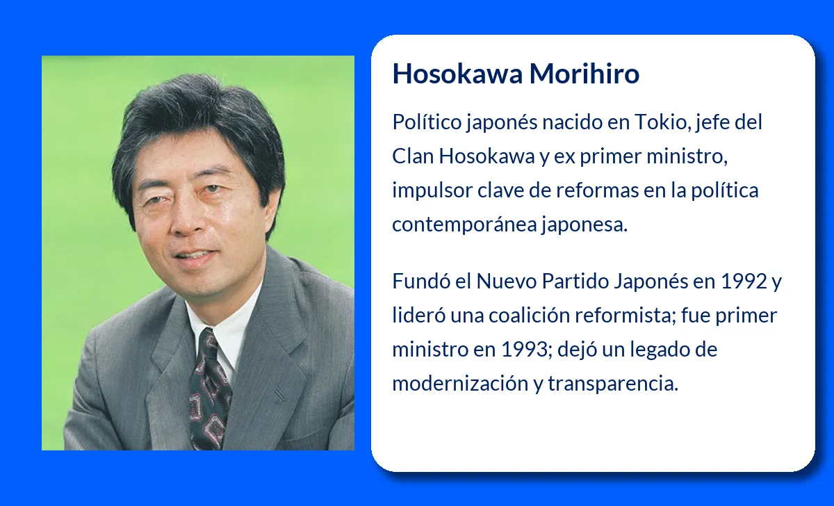 Hosokawa Morihiro. El líder japonés que impulsó el cambio político en Japón