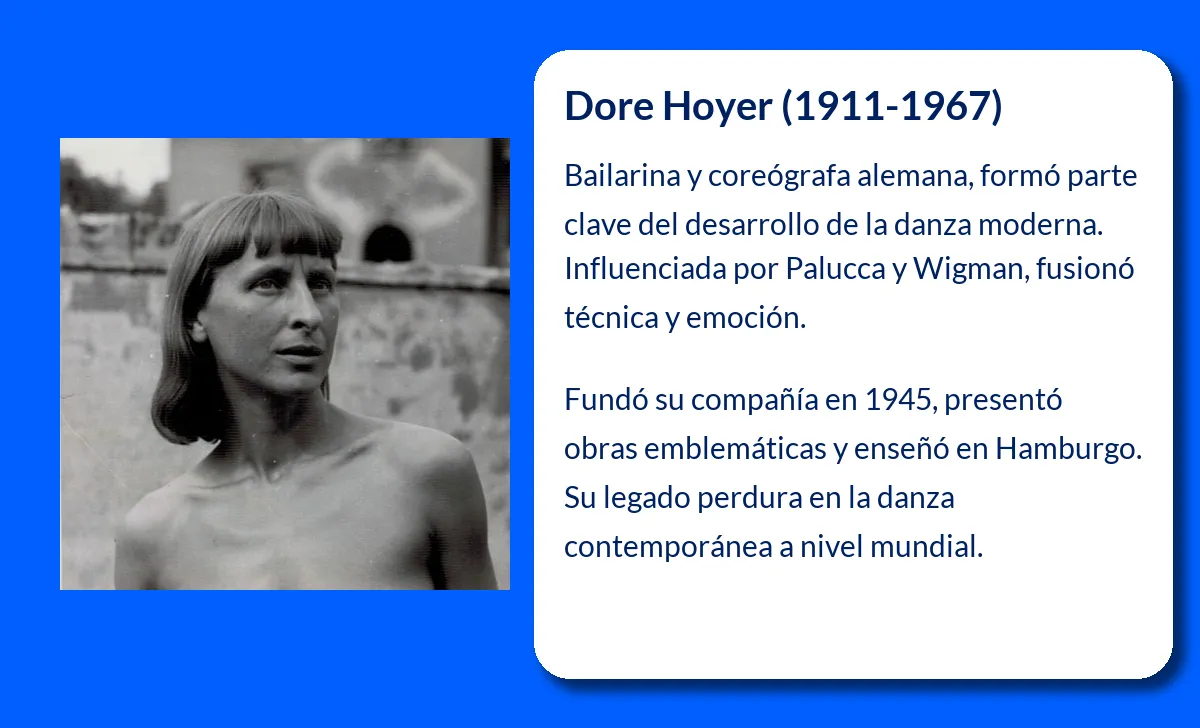 Dore Hoyer. La bailarina y coreógrafa alemana que dejó una huella imborrable en el mundo de la danza