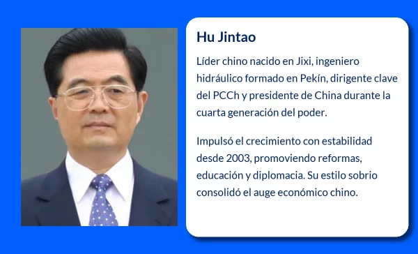 Hu Jintao. El tecnócrata prudente que lideró la cuarta generación del poder en China