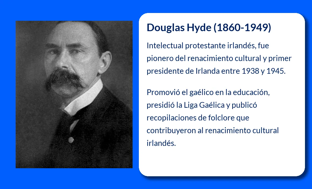 Douglas Hyde. El pionero del renacimiento cultural irlandés y primer presidente de Irlanda