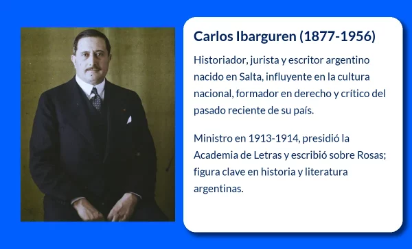 Carlos Ibarguren. El escritor
