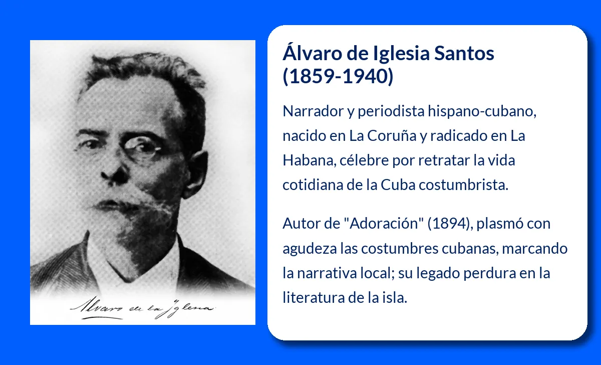 Álvaro de Iglesia Santos. El narrador y periodista que retrató la Cuba costumbrista