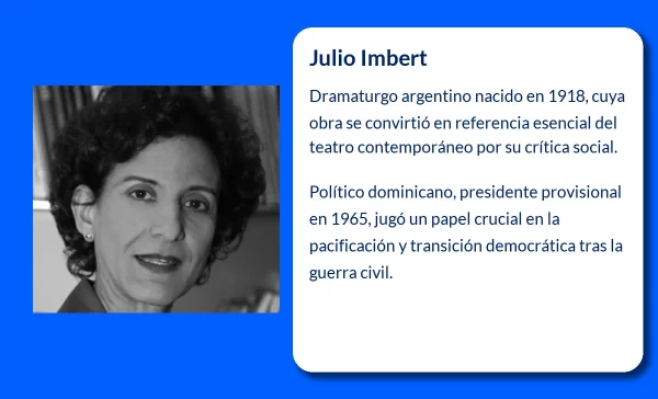 Julio Imbert  - El dramaturgo argentino que dejó huella en el teatro contemporáneo