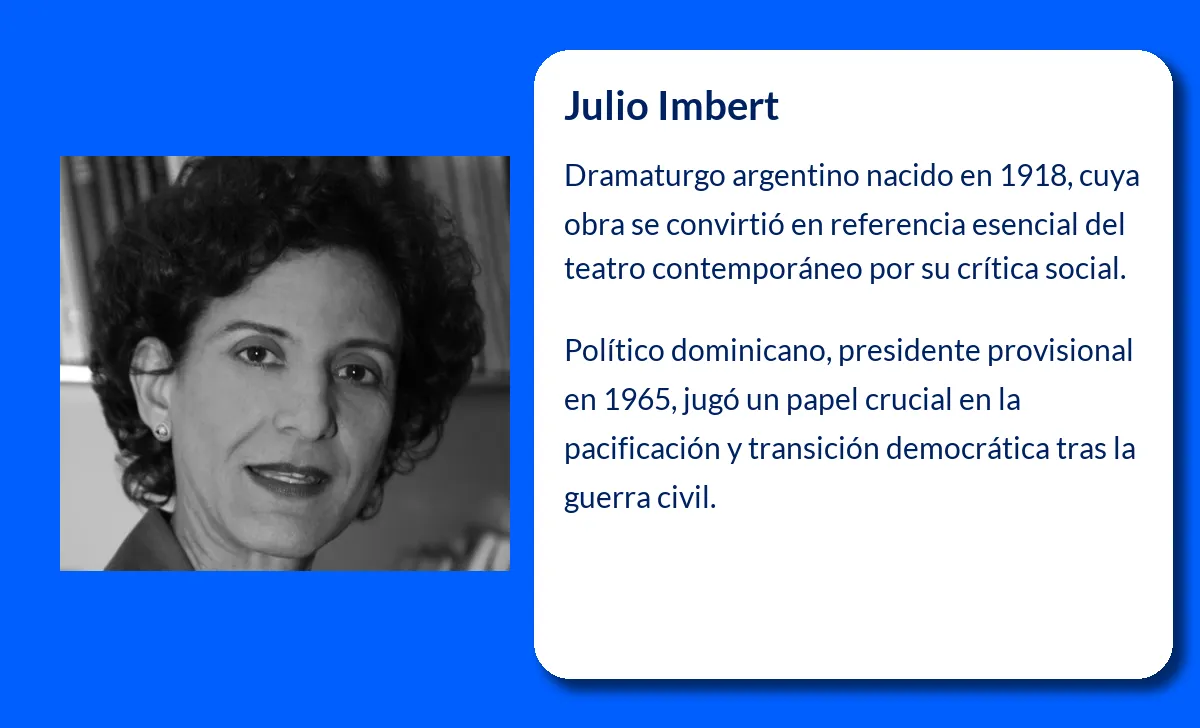 Julio Imbert - El dramaturgo argentino que dejó huella en el teatro contemporáneo