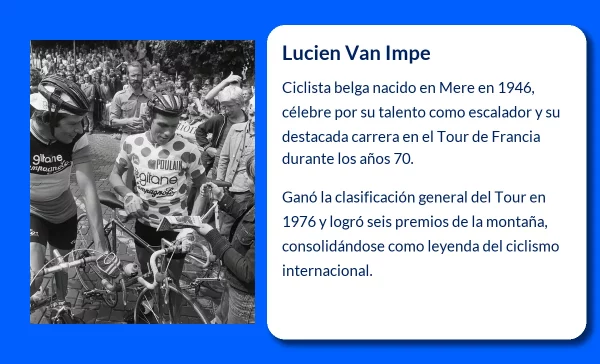 Lucien Van Impe. El ciclista belga que conquistó el Tour de Francia