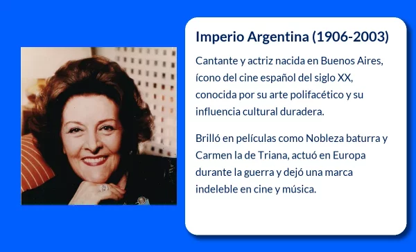 Imperio Argentina. La Reina del Cine Español y su Legado Inmortal