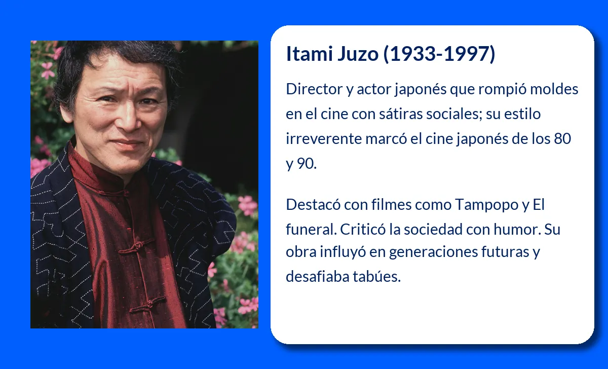 Itami Juzo. El legado de un cineasta audaz y visionario
