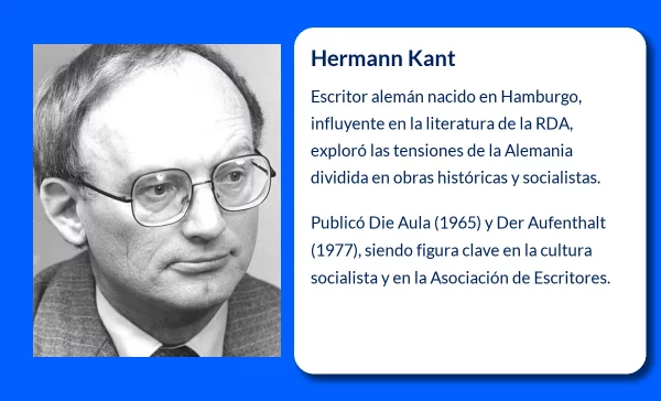 Hermann Kant (1926-VVVV): El escritor alemán que reflejó la compleja realidad de la RDA