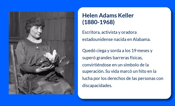 Helen Adams Keller (1880-1968): La vida de la mujer que desafió todas las limitaciones