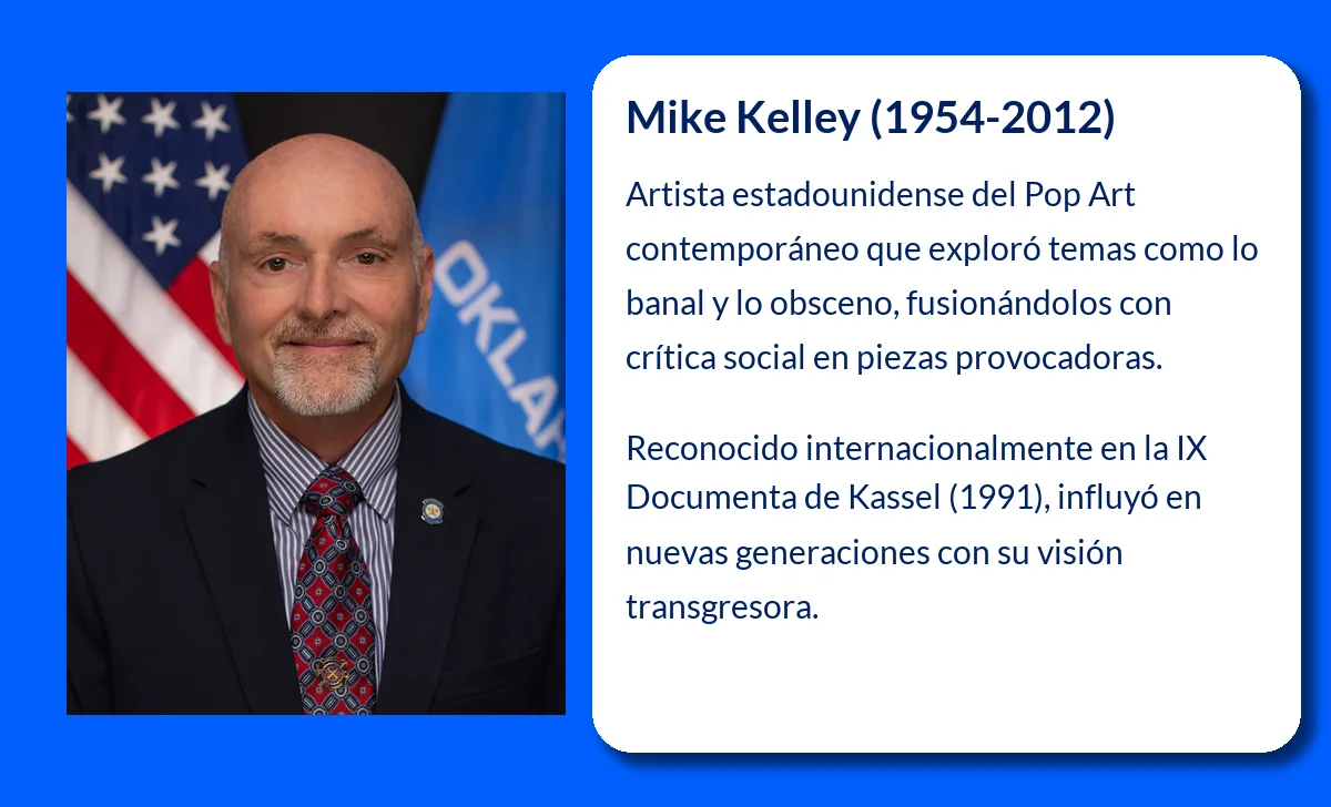 Mike Kelley (1954-2012): El Artista del Pop Art Moderno que Reinterpretó lo Trivial