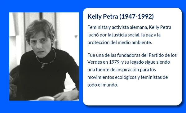 Kelly Petra (1947-1992). La feminista y activista alemana que luchó por un futuro más verde y pacífico
