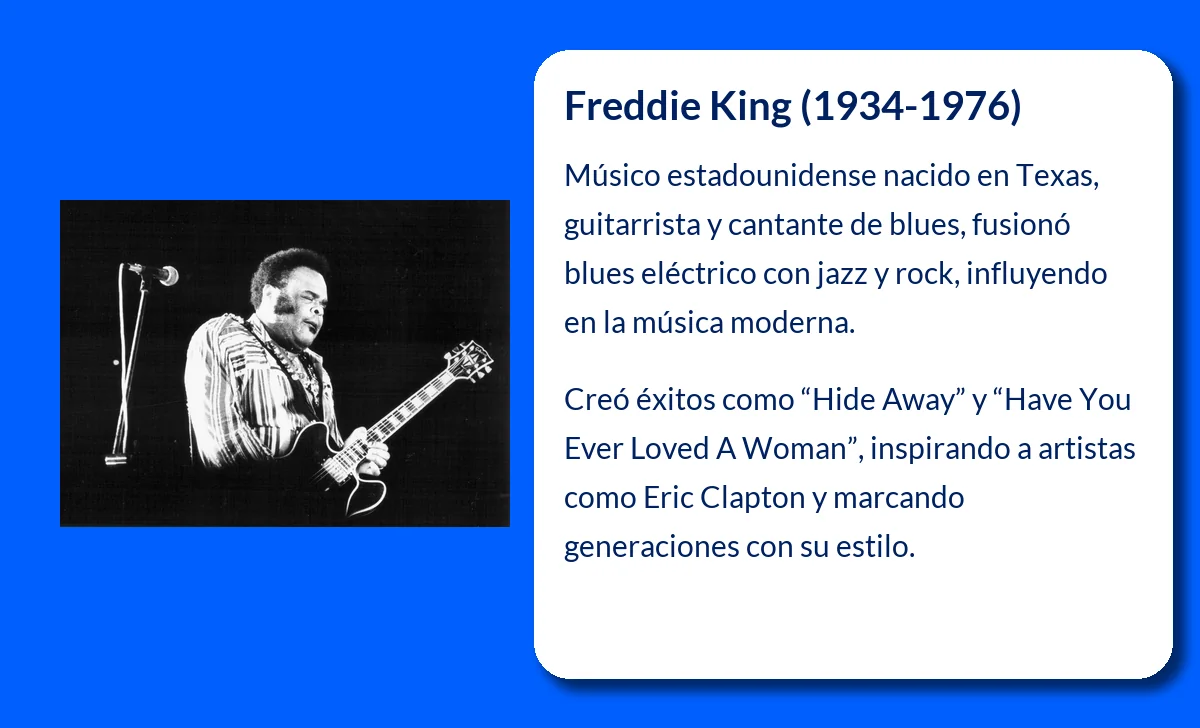 Freddie King (1934-1976): El pionero del blues moderno que cambió la historia de la música