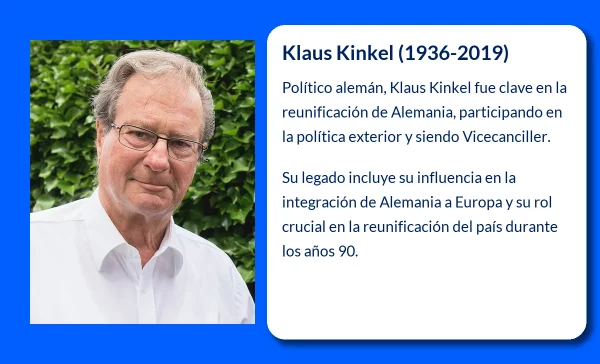 Klaus Kinkel (1936-2019): El político alemán que marcó una era en el gobierno de Kohl
