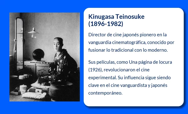 Kinugasa Teinosuke (1896-1982). El innovador director de cine japonés que cambió el rumbo del cine vanguardista
