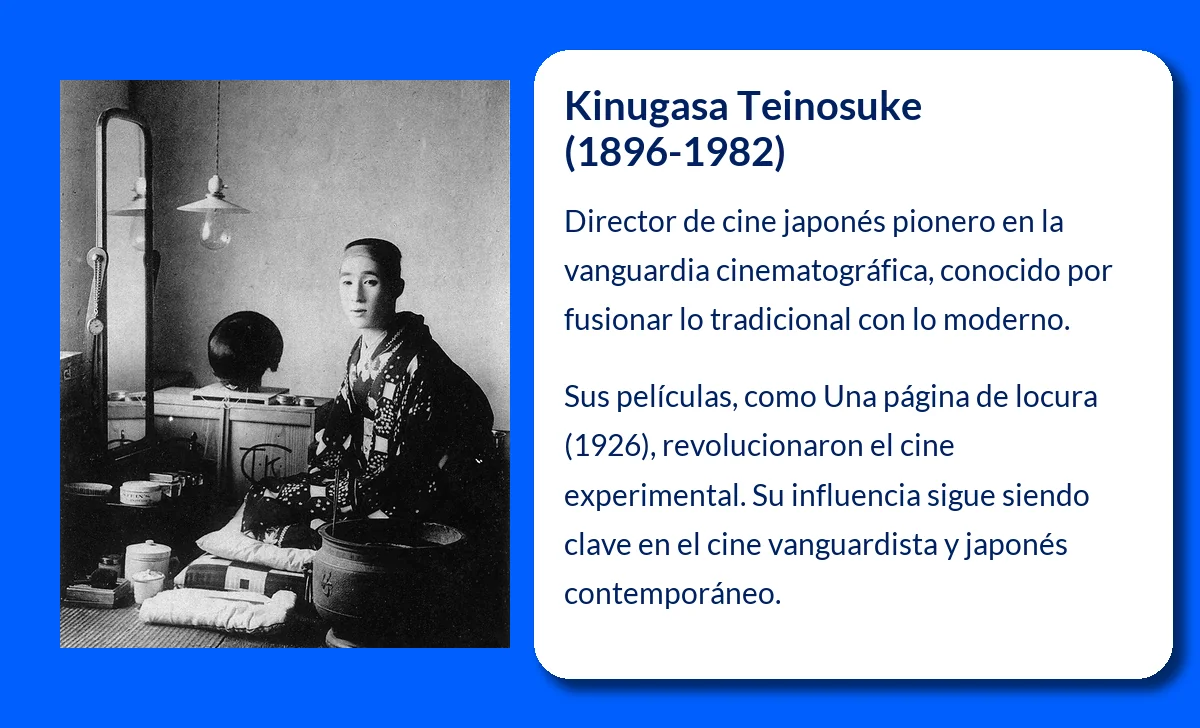 Kinugasa Teinosuke (1896-1982). El innovador director de cine japonés que cambió el rumbo del cine vanguardista