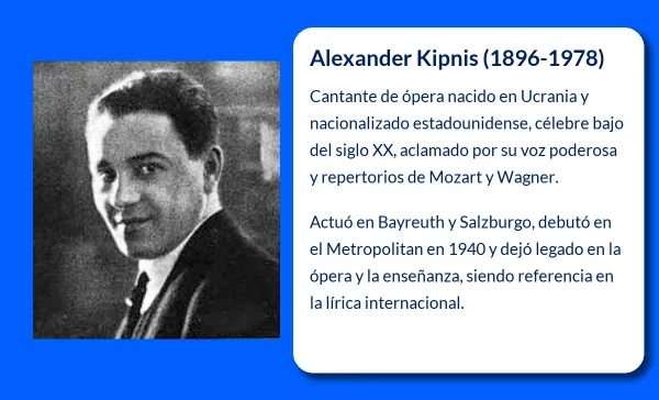 Alexander Kipnis (1896-1978): El legendario bajo que conquistó los escenarios del mundo