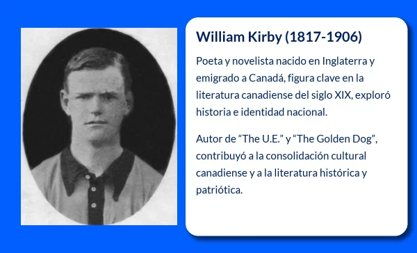 William Kirby (1817-1906): El poeta y novelista canadiense que retrató la historia de Canadá