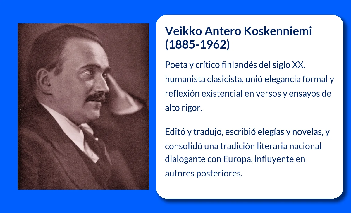 Veikko Antero Koskenniemi (1885-1962): Un Poeta y Ensayista Finlandés que Dejó una Huella en la Literatura del Siglo XX