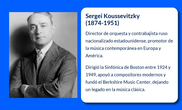 Sergei Koussevitzky (1874-1951): El legado de un maestro de la música del siglo XX