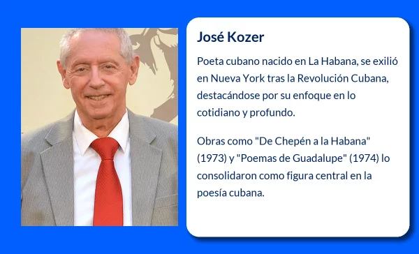 José Kozer (1940-VVVV). El poeta cubano que desveló la cotidianidad en su lírica