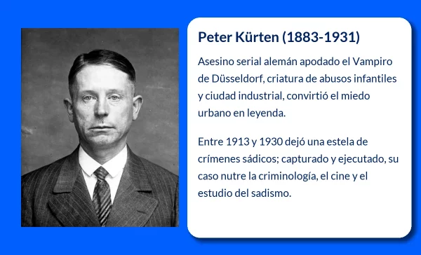 Peter Kürten (1883-1931): El Vampiro de Düsseldorf y su oscuro legado