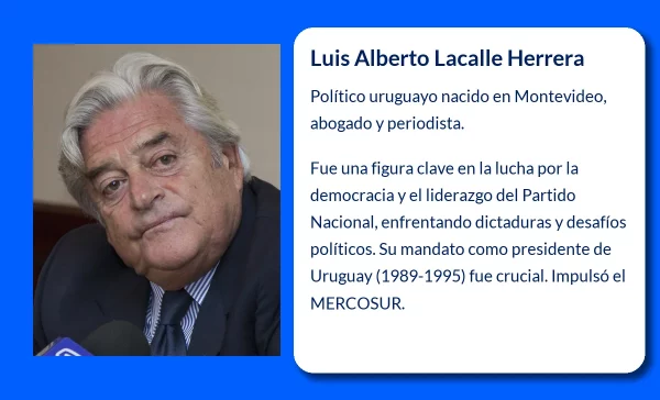 Luis Alberto Lacalle Herrera (1941-VVVV): Un líder político de trascendencia histórica en Uruguay