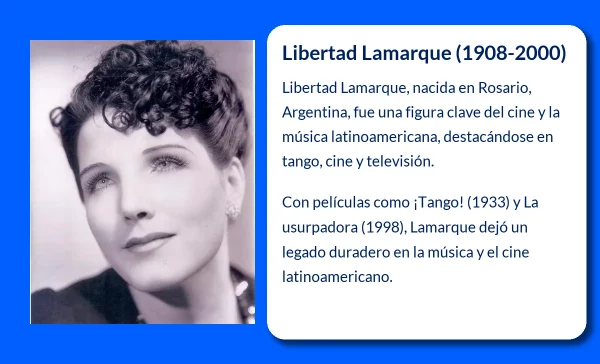 Libertad Lamarque (1908-2000). La icónica figura del cine y la música latinoamericana