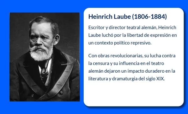 Heinrich Laube (1806-1884): El Escritor y Director Teatral que Luchó por la Libertad en la Literatura Alemana