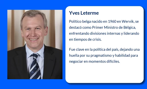 Yves Leterme (1960-VVVV): El político belga que dejó huella en la historia de su país
