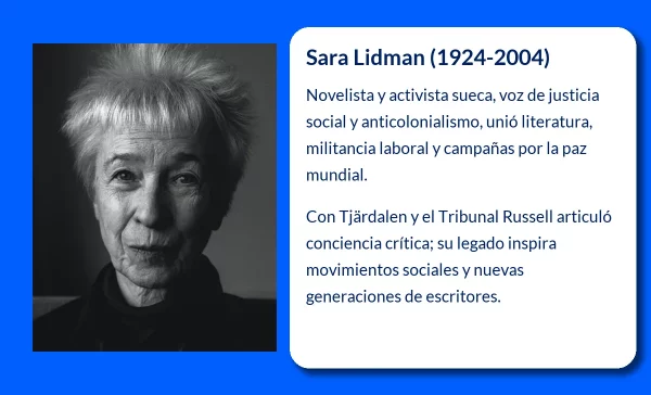Sara Lidman (1924-2004). La escritora sueca comprometida con la justicia social