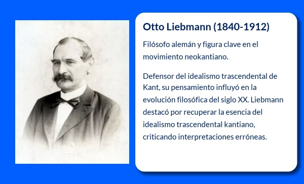 Otto Liebmann (1840-1912). El filósofo que defendió el idealismo trascendental de Kant