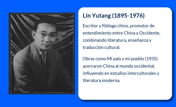Lin Yutang (1895-1976). El puente literario entre China y Occidente