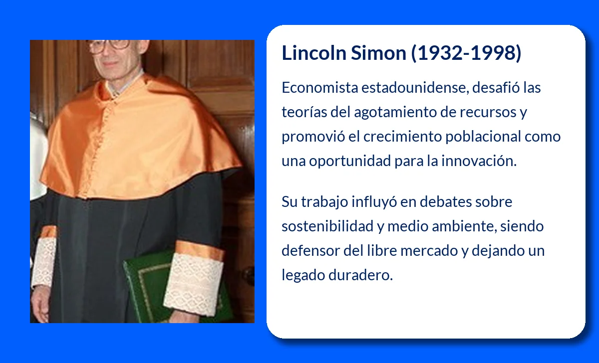 Lincoln Simon (1932-1998): El economista que desafió las teorías del agotamiento de los recursos