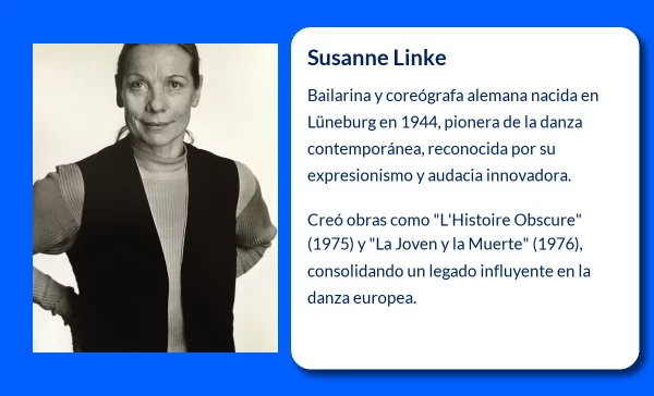 Susanne Linke (1944-VVVV): La visionaria de la danza contemporánea alemana