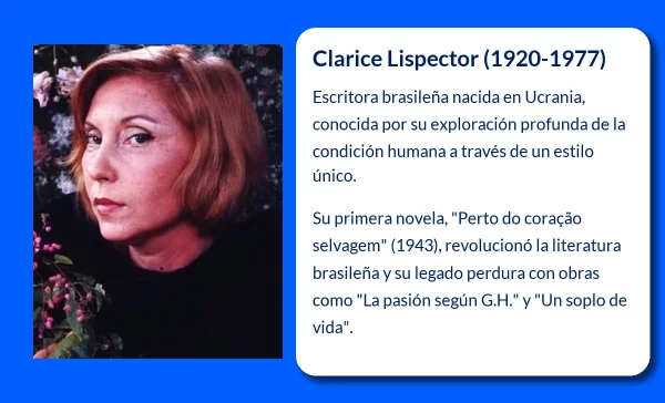 Clarice Lispector (1920-1977): La escritora que redefinió la narrativa brasileña
