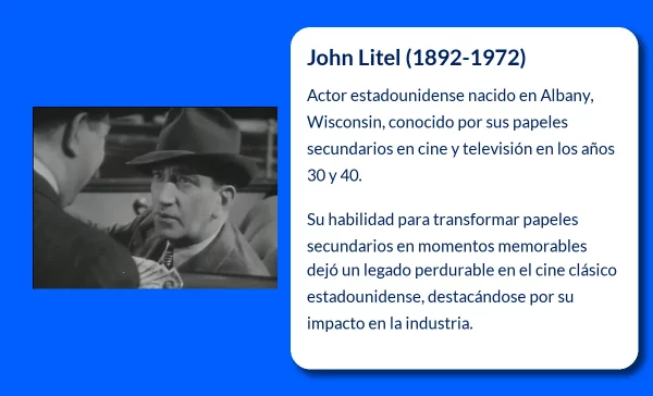 John Litel (1892-1972): El actor que definió el cine de los años 30 y 40