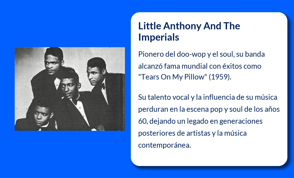 Little Anthony And The Imperials (1940-VVVV): La Banda que Definió el Sonido del Doo-Wop y el Soul