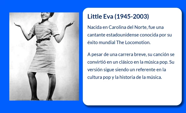 Little Eva (1945-2003). La cantante que revolucionó la música con "The Locomotion"