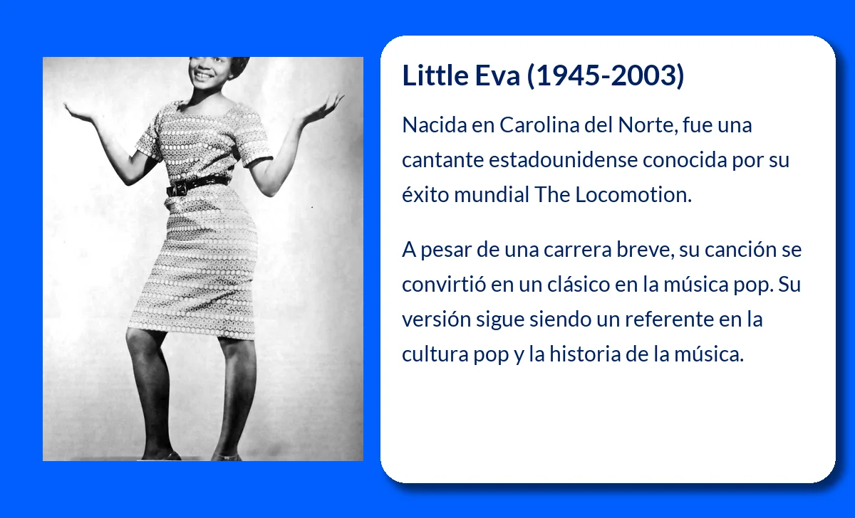 Little Eva (1945-2003). La cantante que revolucionó la música con "The Locomotion"