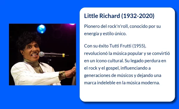 Little Richard (1932-2020). El pionero del rock'n'roll y su impacto eterno en la música