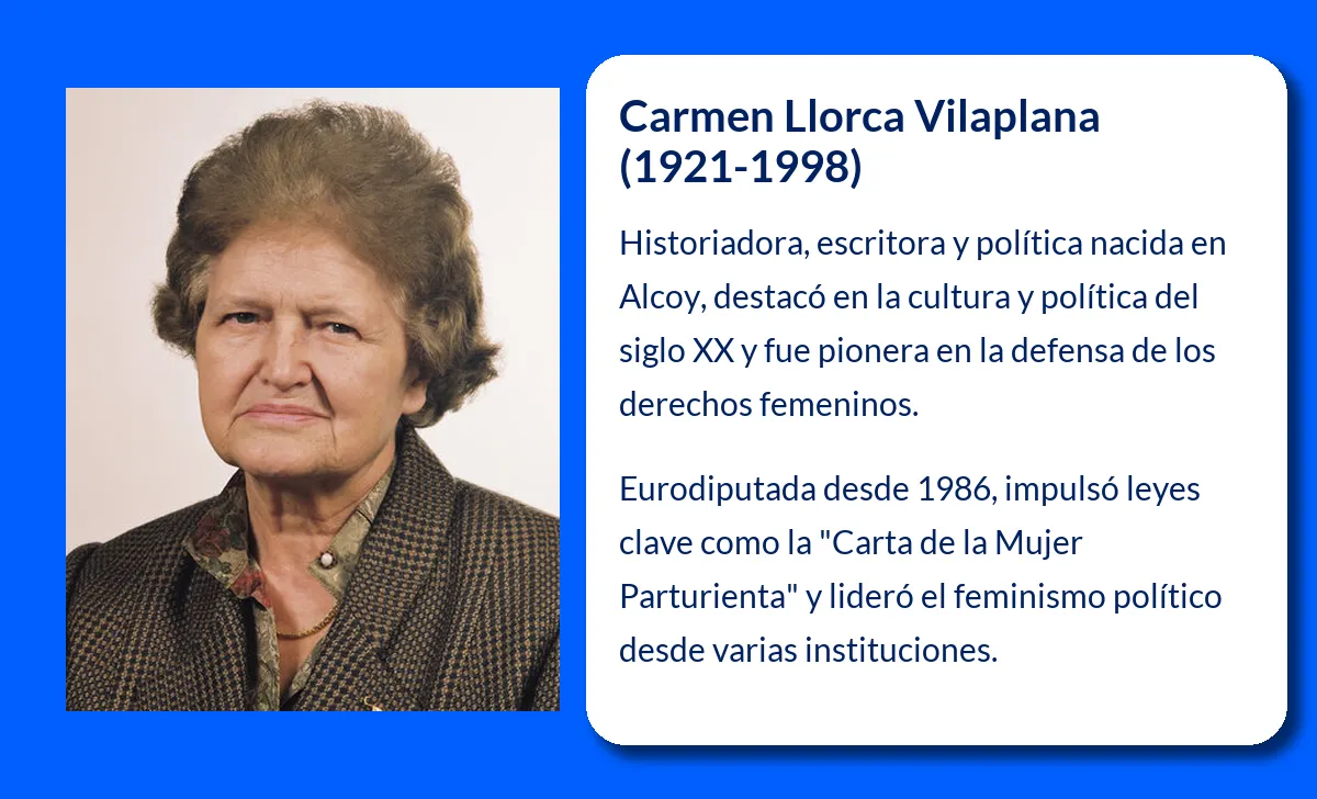 Carmen Llorca Vilaplana. La historiadora