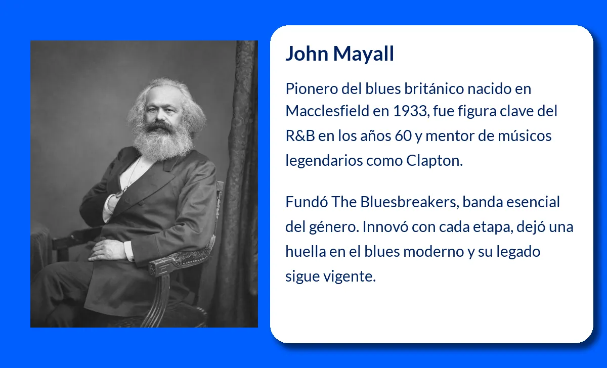 John Mayall. El maestro del blues británico que formó leyendas