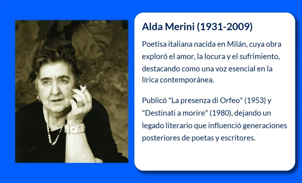 Alda Merini (1931-2009): La poetisa que transformó el dolor y la locura en poesía