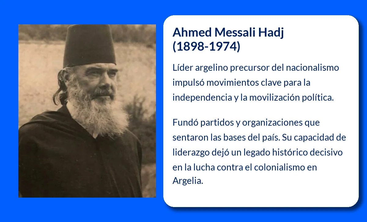 Ahmed Messali Hadj (1898-1974): El líder que sembró la semilla de la independencia de Argelia